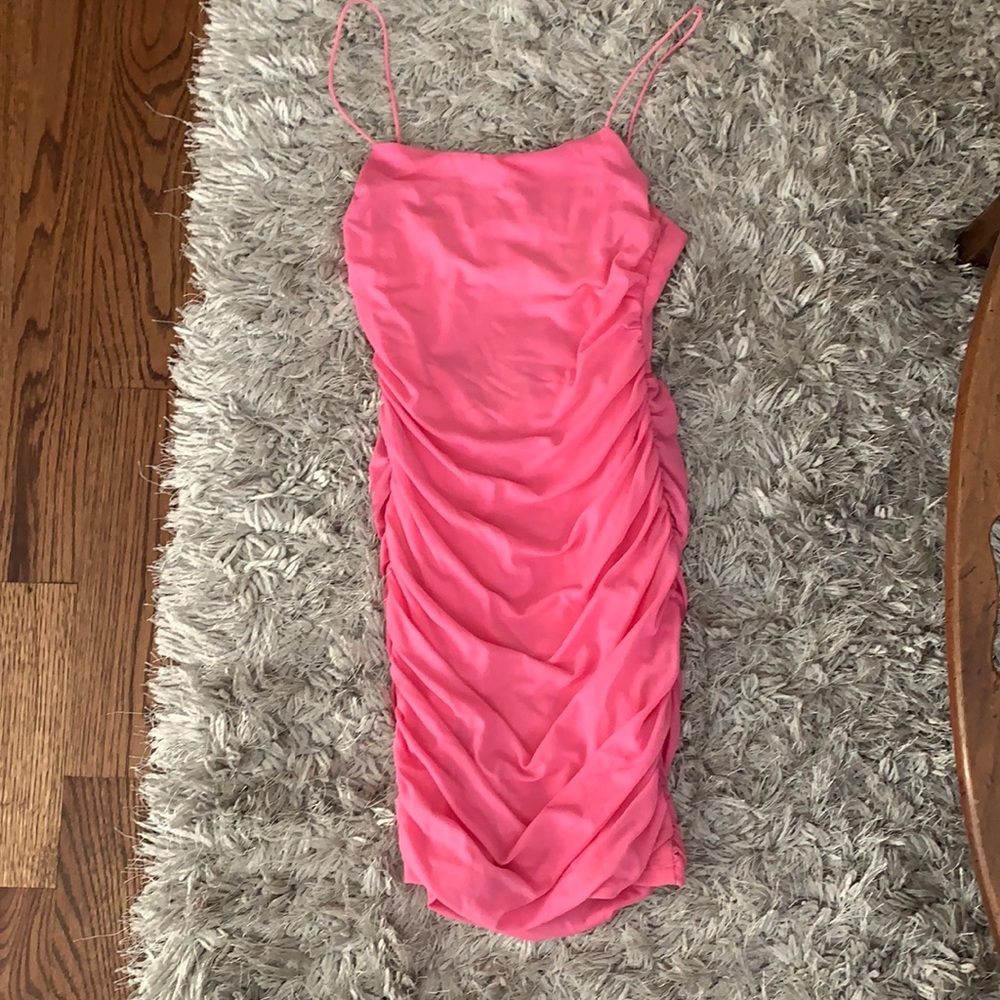 Size M, pink hello molly dress